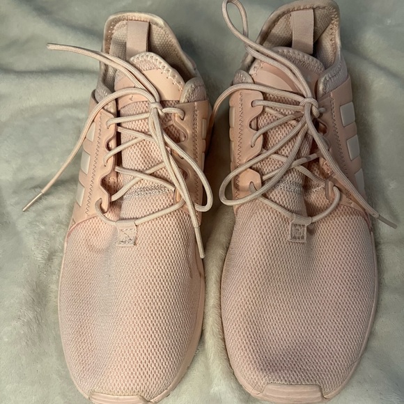 Baby Pink Adidas Tennis Shoes - Picture 3 of 5